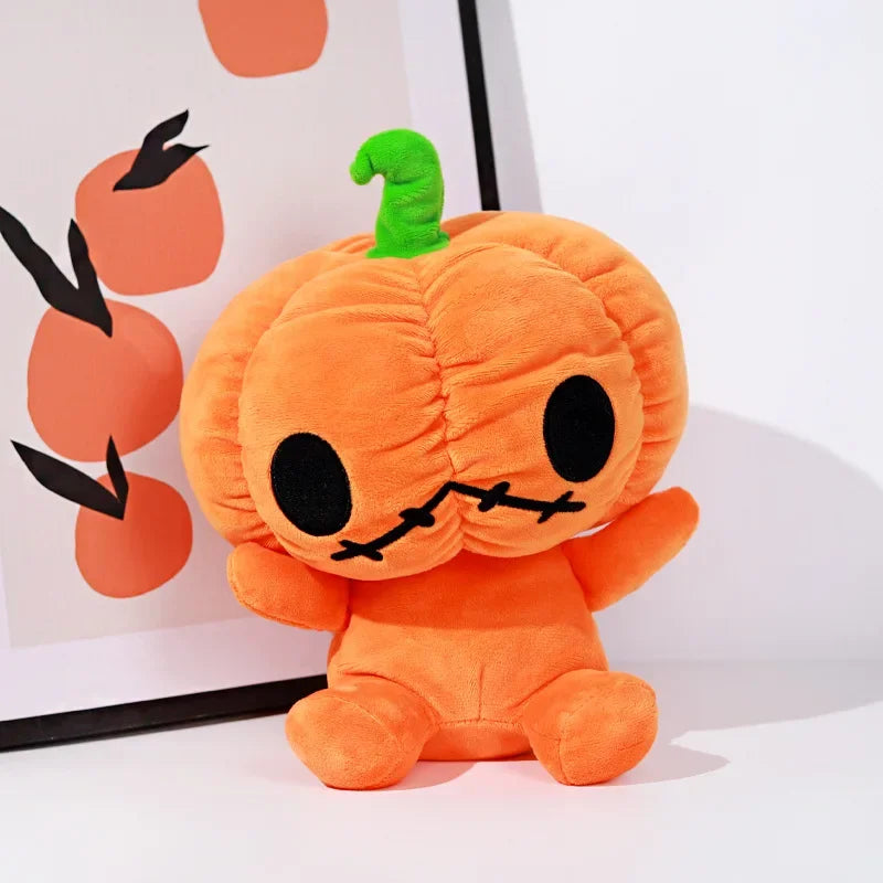 Halloween Plushies: Skull Pumpkin Man