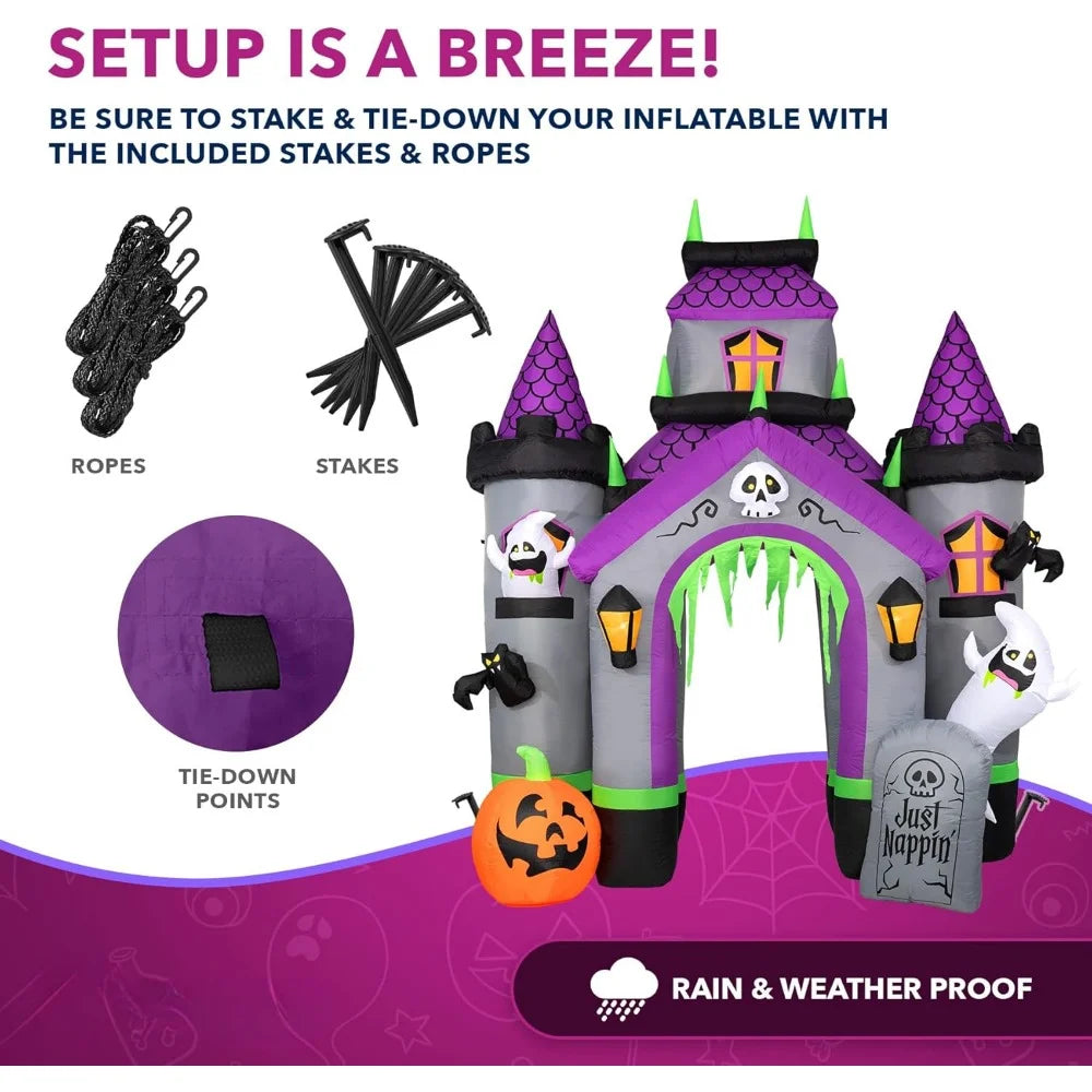 Haunted House Castle Archway Inflatable