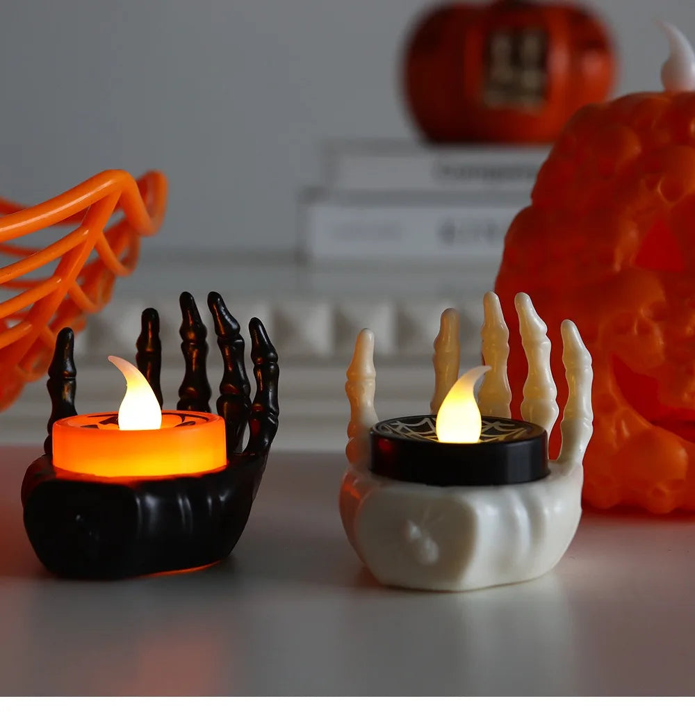 Halloween Ghost Hand Candle Holder