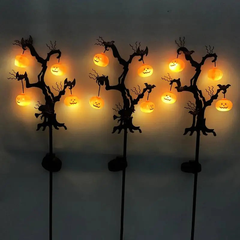 Solar Pumpkin Lights Waterproof Halloween Decor