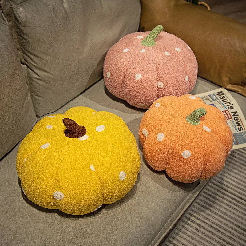 Colorful Plush Pumpkin Pillows