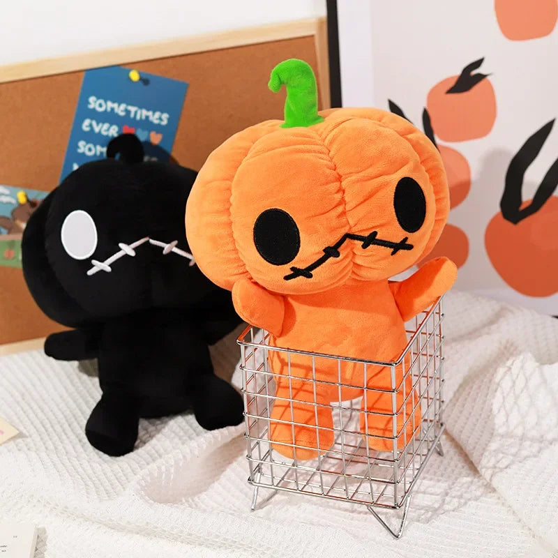 Halloween Plushies: Skull Pumpkin Man