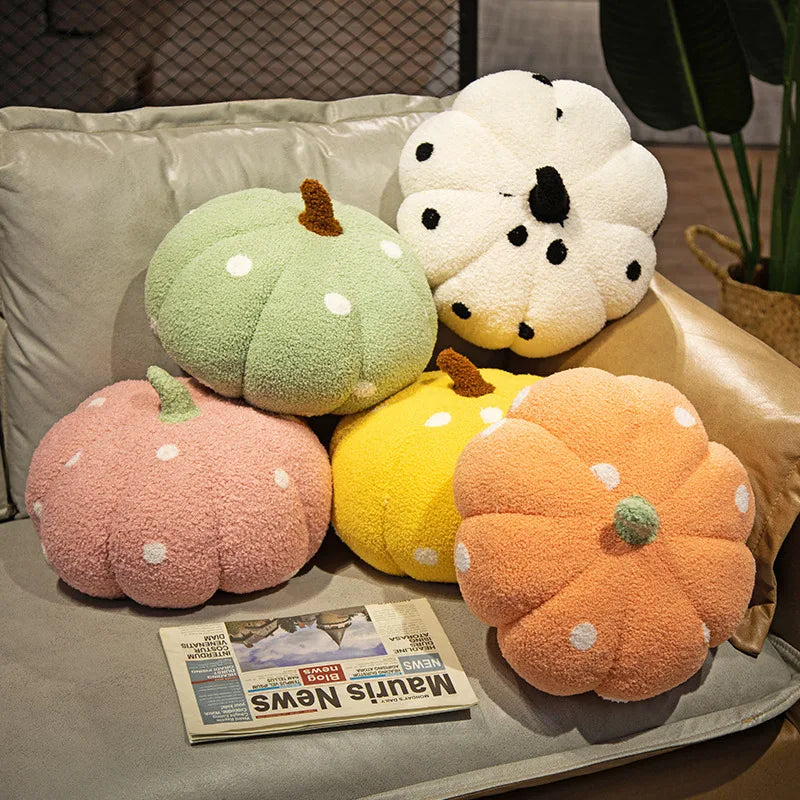 Colorful Plush Pumpkin Pillows