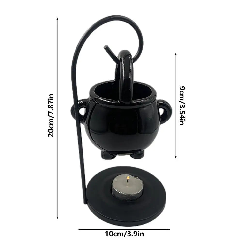 Spooky Witches Cauldron Hanging Essential Oil Burner