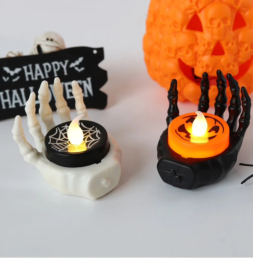 Halloween Ghost Hand Candle Holder