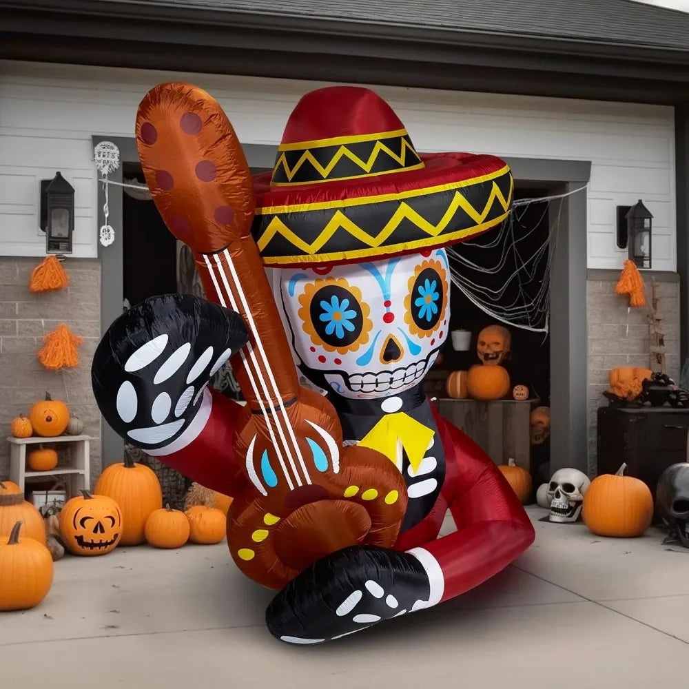 Day of the Dead Inflatable with LED Lights