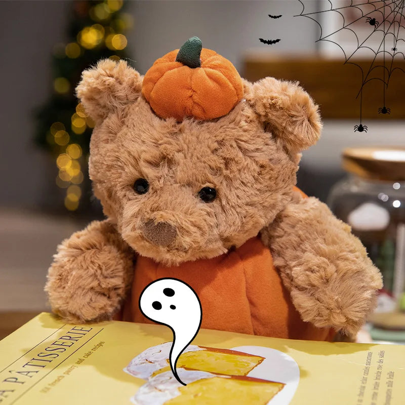 Pumpkin Bear Plush Toy