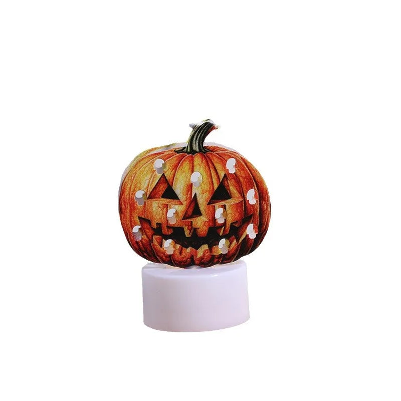 New Halloween LED Ghost Pumpkin Candle Light