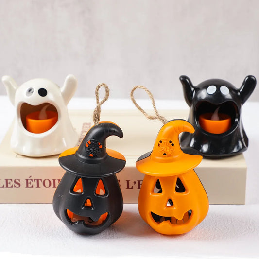 Halloween Pumpkin Skull Ghost LED Candle Light