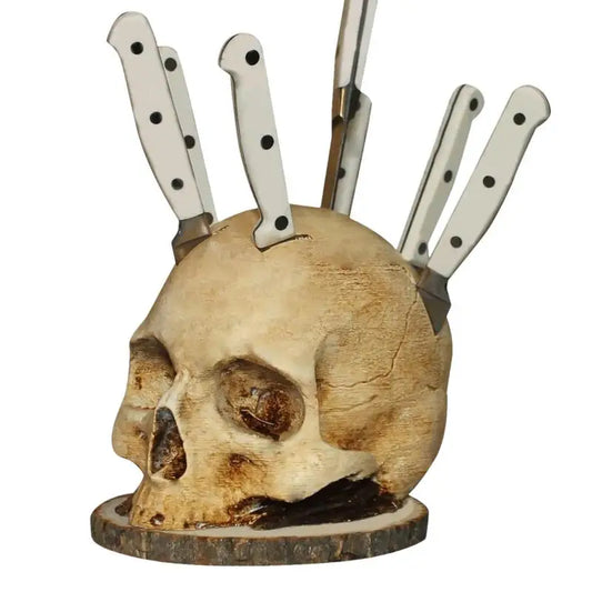 Creative Skull Knife Block