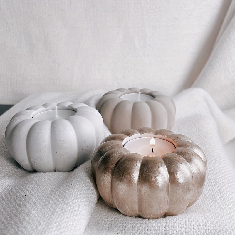 Resin Pumpkin Candle Holder - DIY Jewelry Storage Box