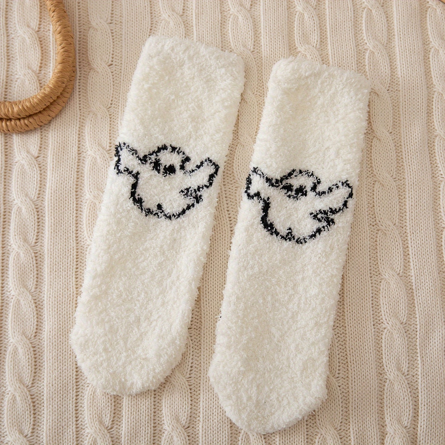 4-Pair Halloween Pattern Socks