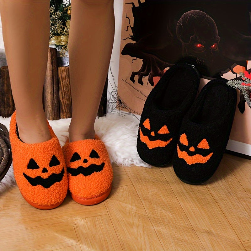 Pumpkin Fuzzy Slippers