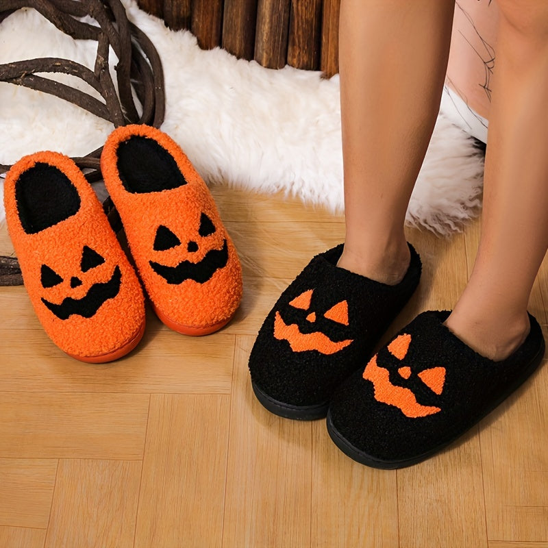 Pumpkin Fuzzy Slippers