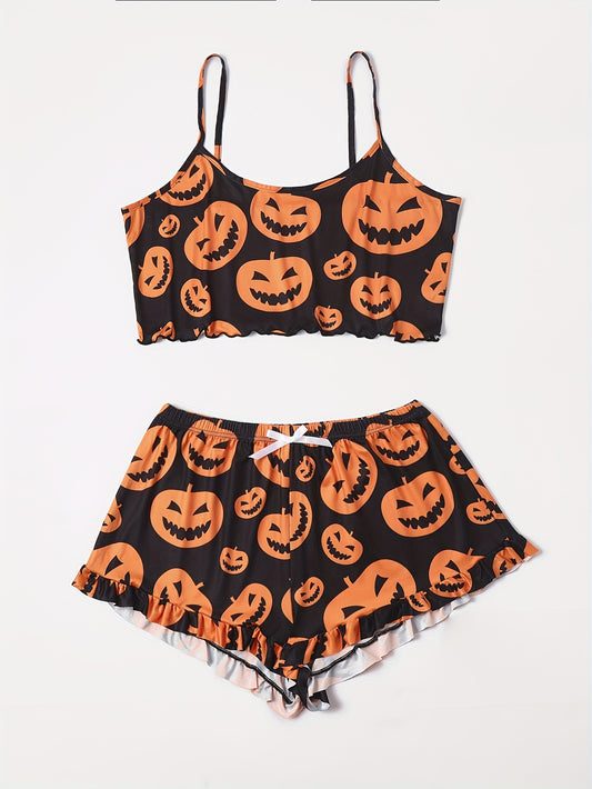 Over-Sized Music Festival Pumpkin Pajama Set