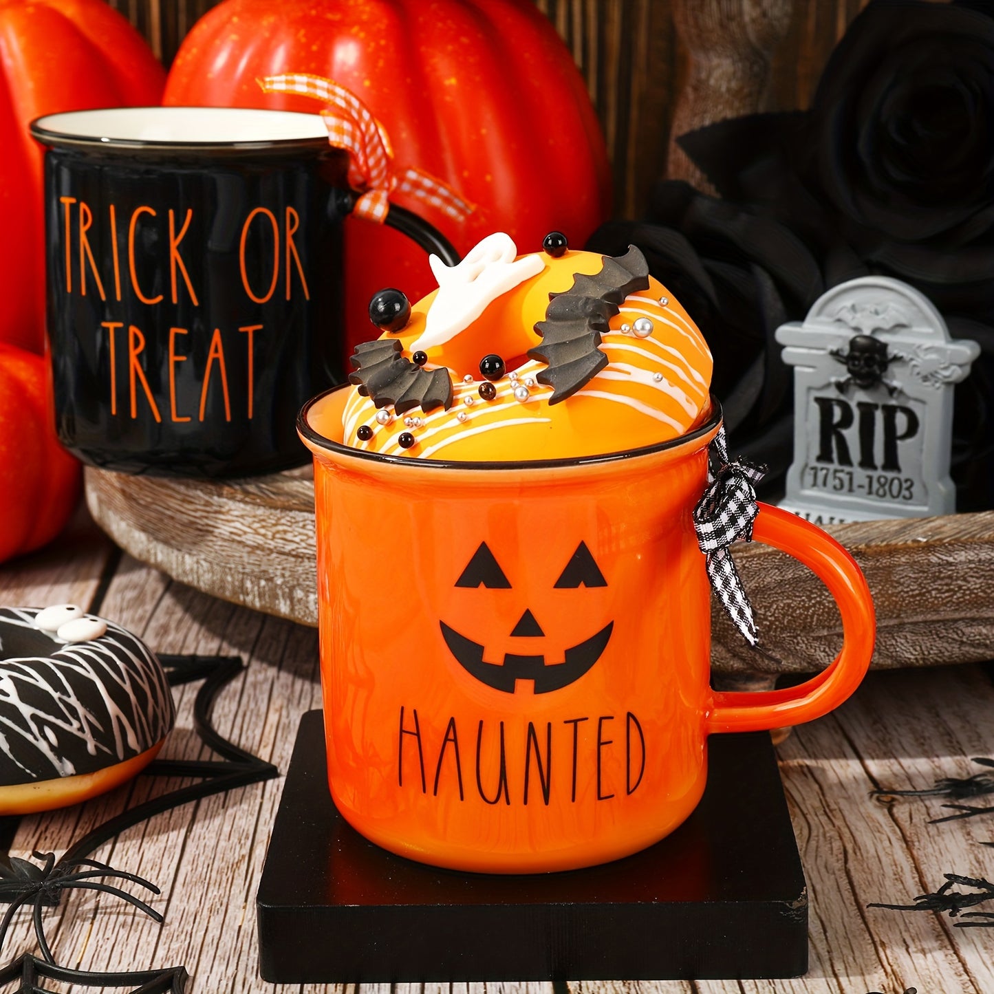 6-Pack Ceramic Halloween Mini Mugs