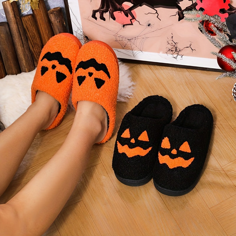 Pumpkin Fuzzy Slippers