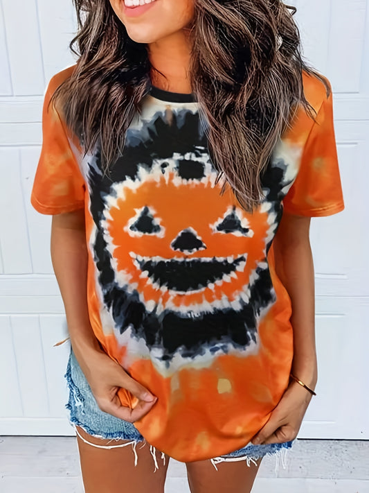 Halloween Graphic Print T-Shirt