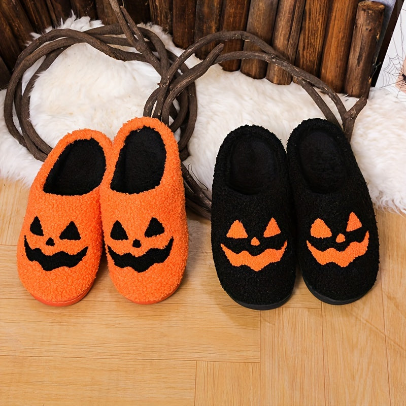 Pumpkin Fuzzy Slippers